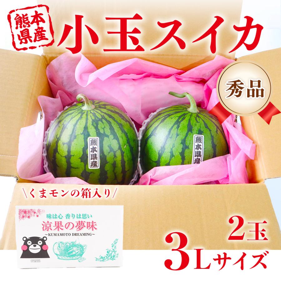 スイカ 熊本産 秀品 小玉スイカ 1-2玉 3L お中元 ひとりじめ スイカ 熊本産 秀品 小玉スイカ 1-2玉 3L お中元 ひとりじめ