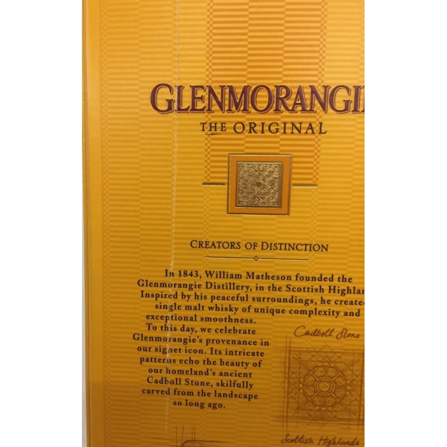 グレンモーレンジオリジナル 10年 1000ｍｌ 40 若干不良 並行輸入品 推奨 外箱