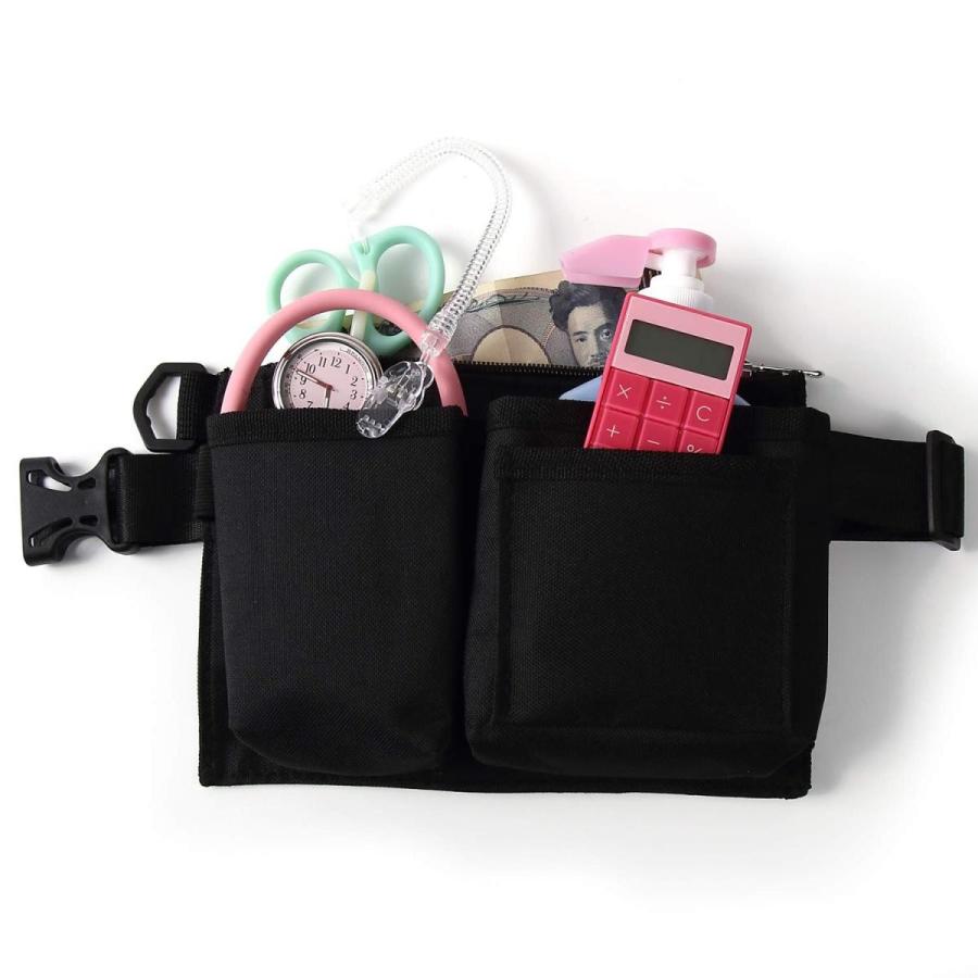 Cat Green ナースポーチ ナースバッグ ウエストポーチ 手指消毒液 ポケットバッグ 2色 黒 B07ffv5knt Kumagai Online Shop 通販 Yahoo ショッピング