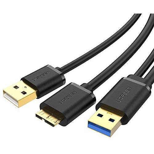UGREEN オープニング 大放出セール USB 3.0ケーブル Y字Micro オス×2 激安価格と即納で通信販売 タイプA USB2.0電源補助