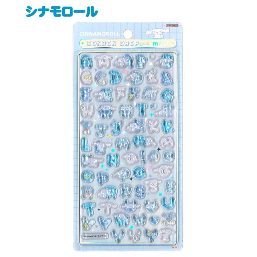 正規品】ボンボンドロップシール シナモロール もじ サンリオ シール