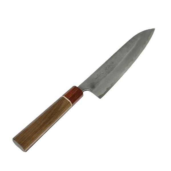 【送料無料】（沖縄県を除く）<br>越前数馬作 夕霧 牛刀210mm 鍛造白二鋼 梨地磨 RGW柄  620323 202401の画像