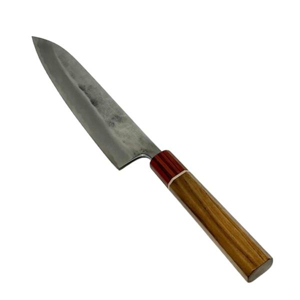 【送料無料】（沖縄県を除く）<br>越前数馬作 夕霧 牛刀210mm 鍛造白二鋼 梨地磨 RGW柄  620323 202401の画像