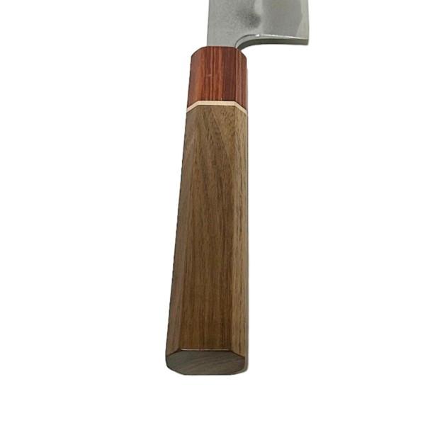【送料無料】（沖縄県を除く）<br>越前数馬作 夕霧 牛刀210mm 鍛造白二鋼 梨地磨 RGW柄  620323 202401の画像