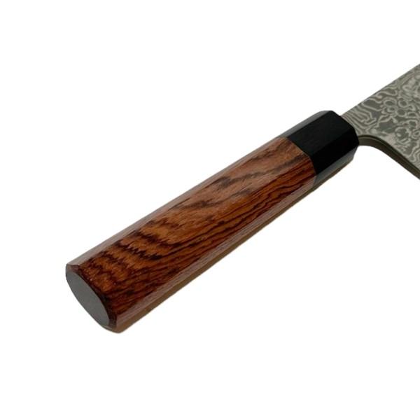 粉末ハイス鋼 ダマスカス 三徳包丁 180mm 越前打刃物 期間限定 煌 本鍛造 粉末ハイスダマスカス鋼 三徳包丁 – 堺一文字光秀