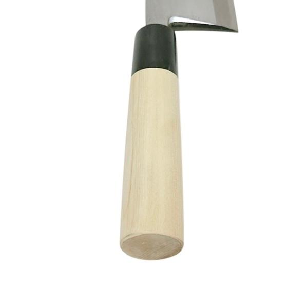 【送料無料】 越前数馬作　青二鋼　出刃包丁　180mm　水牛桂柄付　　625593　202506_7