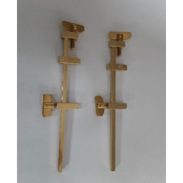 真鍮 締めハタ 360mm バラ ハタガネ 端金 クランプ 固定金具 : くまご