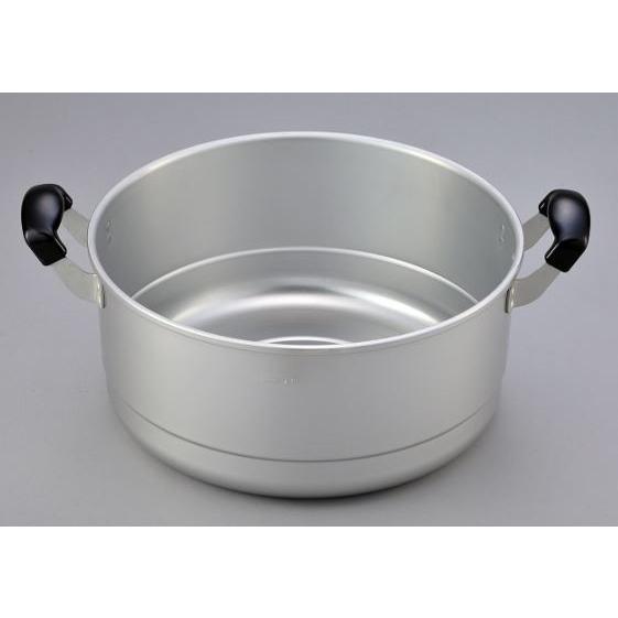 ホクア アルマイト加工蒸し器 スチームクッカー 二重セット 36cm