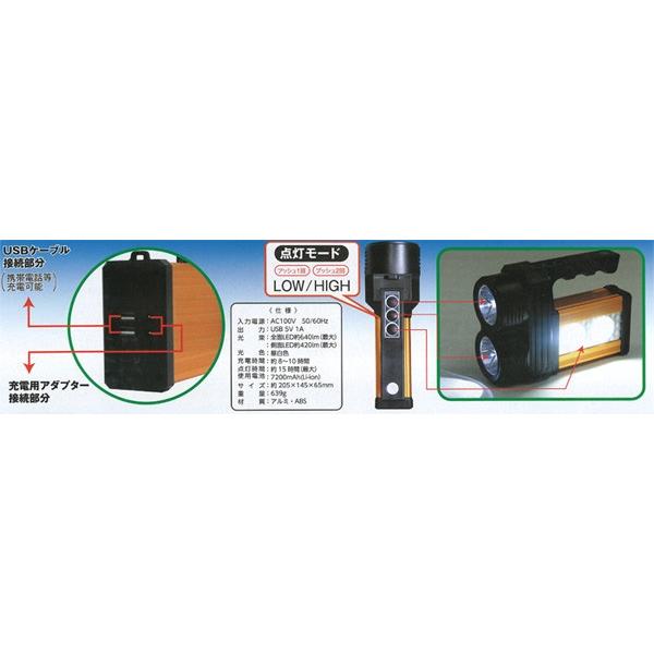 ライトトラップシステム 200V 400W 投光器 安定器 WP ハイパワーサーチライト 充電式 ポータブル LED 投光器 品番 AT298