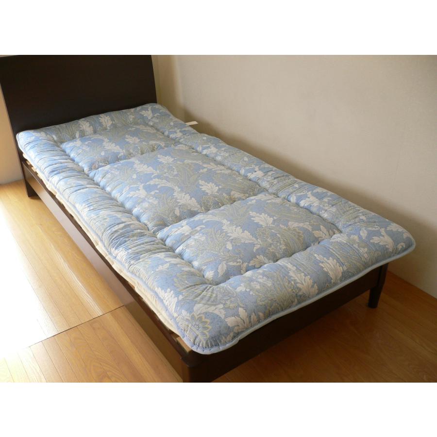 布団セット シングル 2点 掛け布団 敷布団 日本製 防ダニ 羊毛混 組