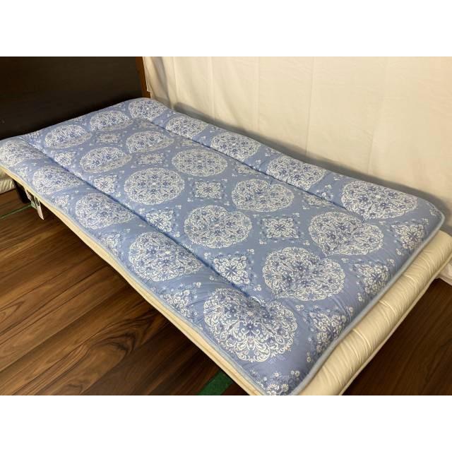 布団セット シングル 2点 掛け布団 敷布団 日本製 防ダニ 羊毛混 組