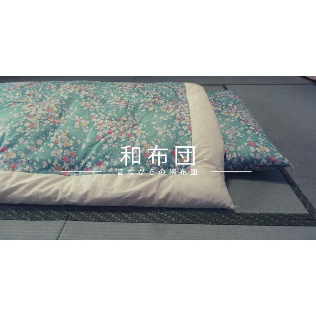 布団セット シングル 2点 日本製 敷布団 掛布団 綿100% 和式 布団セット シングル 2点 日本製 敷布団 掛布団 綿100% 和式