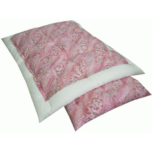 布団セット ダブル 2点 日本製 敷布団 掛布団 混綿わた 和式