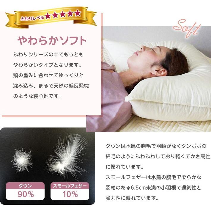 枕 まくら 日本製 ホテル仕様枕 安眠枕 ホテル仕様 羽毛枕 柔らかい 低め 快眠枕 抗菌 防臭 通気性 ふわふわ 軽い 国産 マクラ ダウンピロー ホテル枕