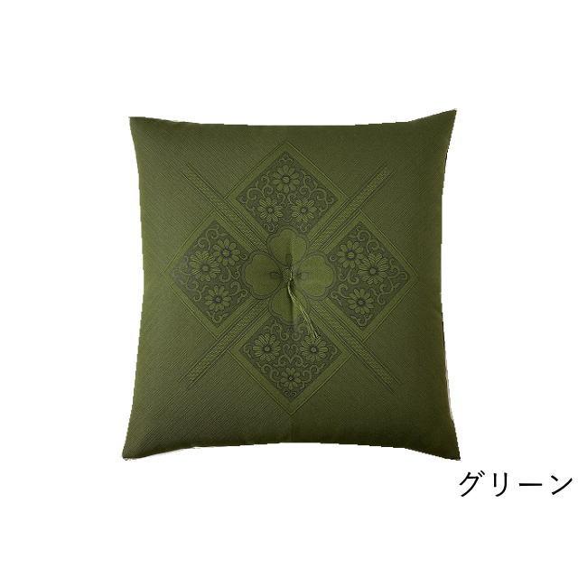 座布団 2枚セット 厚い 大きめ 八端判 59×63cm 日本製 綿100% 法事