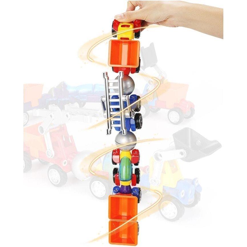 ランキング22 車 Diyカー おもちゃカー 組み立て ビルディングブロック 磁気 飛行機セット プレゼント36pcs 孫 収納ケース付き 知育玩具 おもちゃ 子供 人気 自動車 Www We Job Com