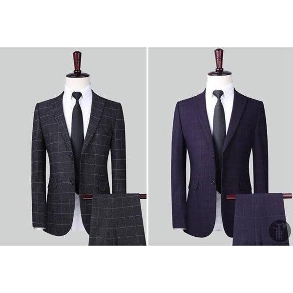 限定価格セール 2つボタン スーツ 上下セット メンズ セットアップ テーラード セットアップ 2つボタン 上下セット スーツ メンズ テーラード フォーマル スラックス パンツ ジャケット チェック柄 スーツ フォーマル Oyostate Gov Ng