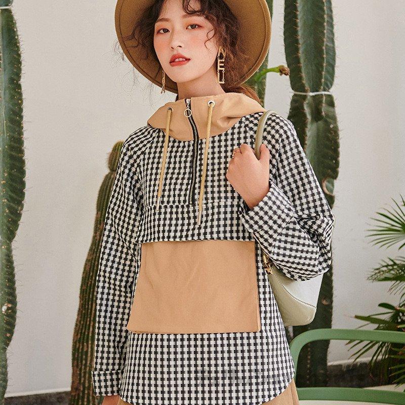 正規品販売 長袖 チェック カジュアル ゆったり オシャレ 春夏 トップス レディース ブラウス ブラウス トップス シャツ ブラウス