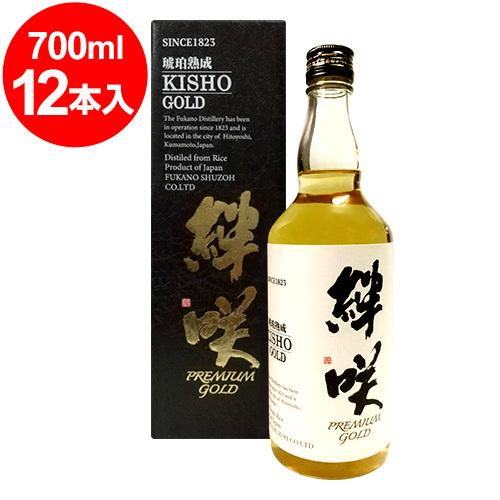 絆咲GOLD 琥珀色生いそだつ 25° 700ml×12本 食品-ドリンク、水、お酒-米焼酎