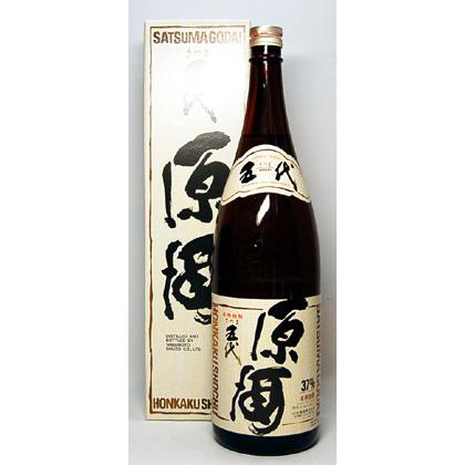 さつま五代原酒 芋焼酎 37度 1800ml : くまの焼酎屋 - 通販 - Yahoo 