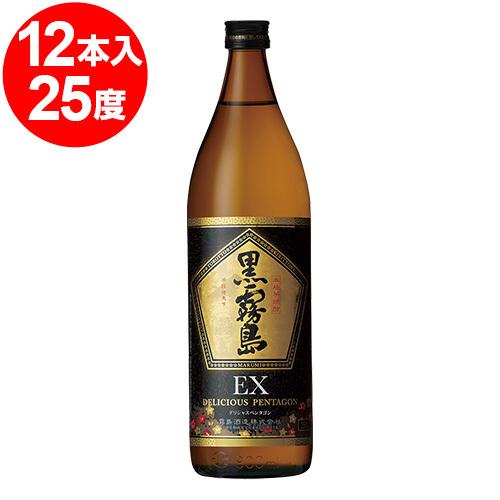 25度 黒霧島 EX 900ml 瓶 12本 (900ml) 黒霧島EX 芋焼酎 25度 900ml×12本＜1本あたり974円+税＞ : くまの焼酎