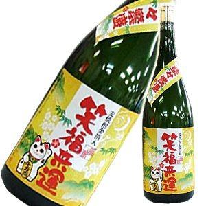 老松酒造　麦焼酎　益々繁盛　笑福来運（金箔入）【お取寄せ品、10日程かかります】