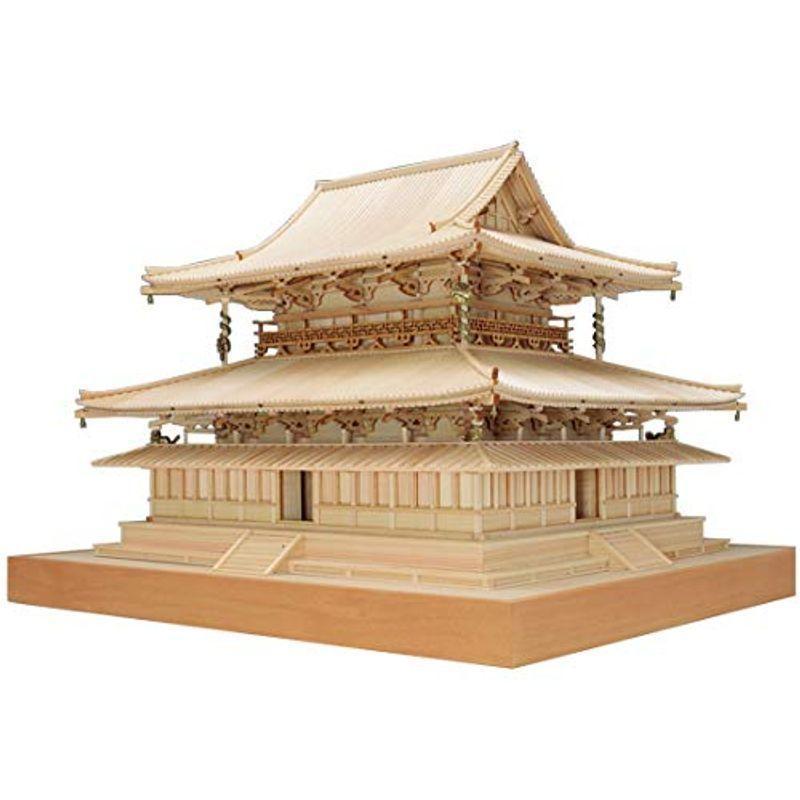 2021特集2021特集ウッディジョー 75 法隆寺 金堂 木製模型 組み立てキット 建物