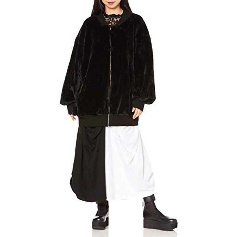 アンコロック ankoROCK ブルゾン メンズ 中綿 ジャケット ダウン レディース 長袖 ビッグ ショートファーブルゾン ブラック on