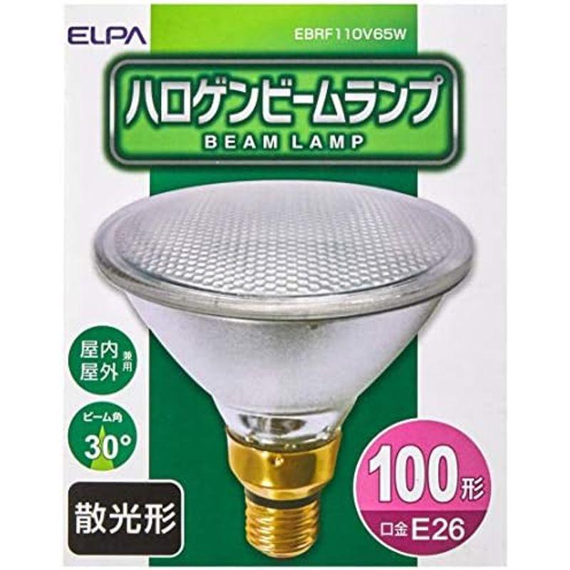 エルパ (ELPA) ハロゲンビームランプ散光 照明 電球 800lm 65W E26 EBRF110V65W｜kumakumastore｜04