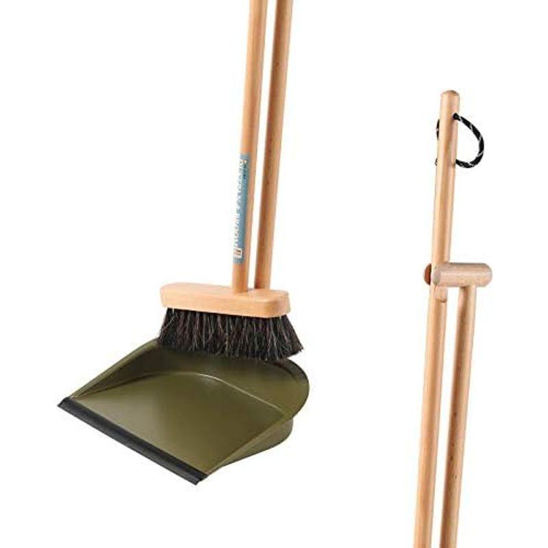 ダルトン(Dulton) 掃除グッズ ダストパン アンド ブルーム オリーブドラブ 高さ930×幅290×奥行232mm DUSTPAN &｜kumakumastore｜03