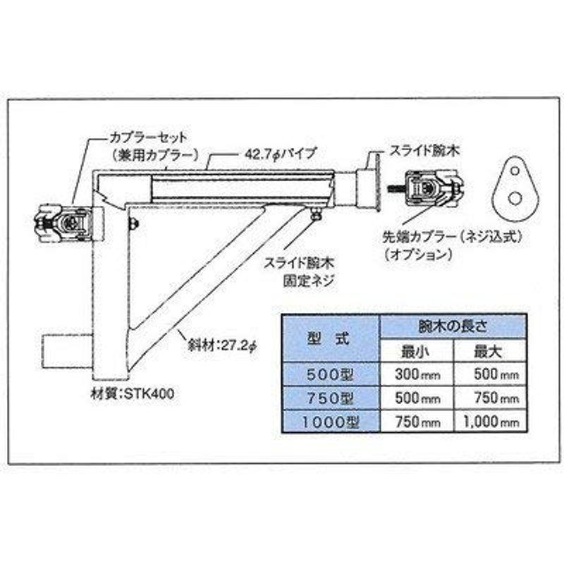 HGBブラケット　仮設資材　6本セット　HGB-500