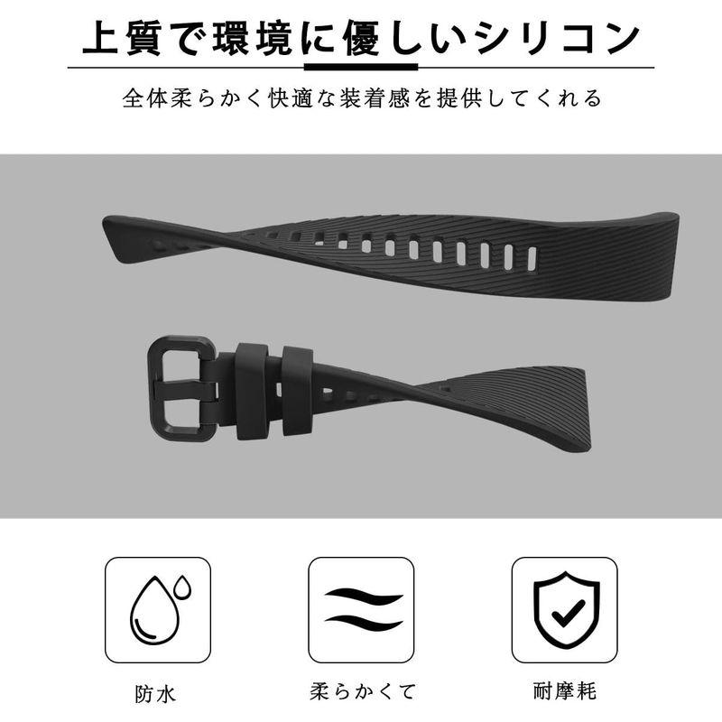 ATiC HUAWEI Band 4 pro/Band 3 pro 交換用ベルト ファウェイバンド 3 スポーツベルト シリコン 304ステ｜kumakumastore｜03