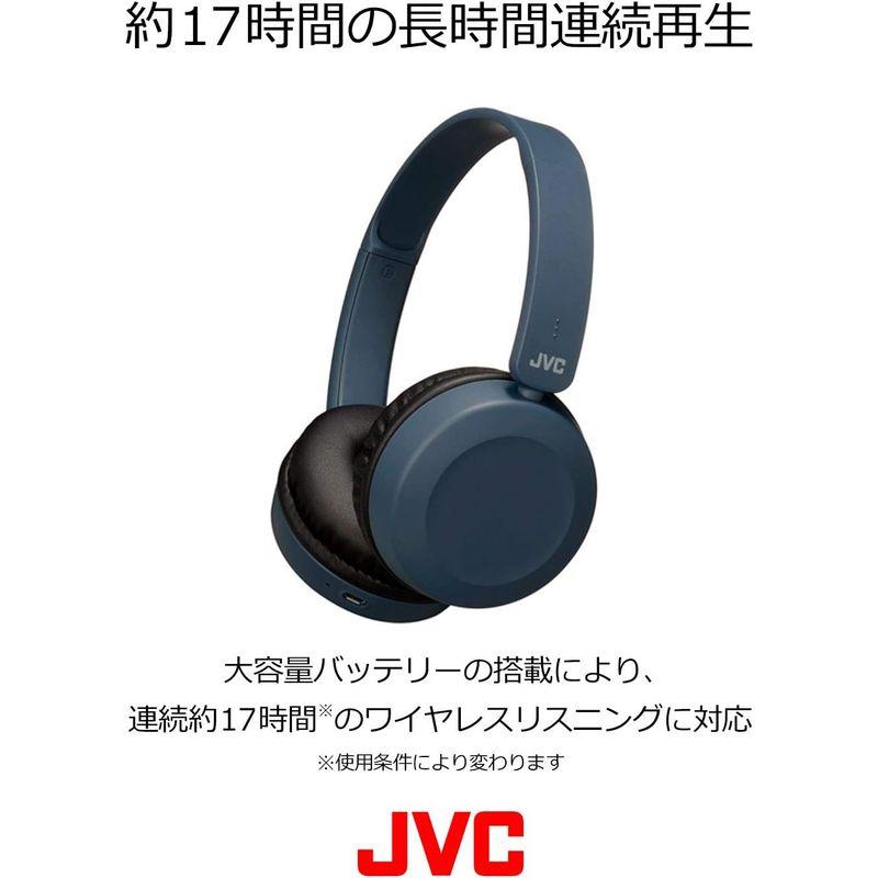 JVCケンウッド JVC HA-S48BT-B ワイヤレスヘッドホン Bluetooth対応/連続17時間再生/バスブースト機能搭載/ハンズ｜kumakumastore｜06