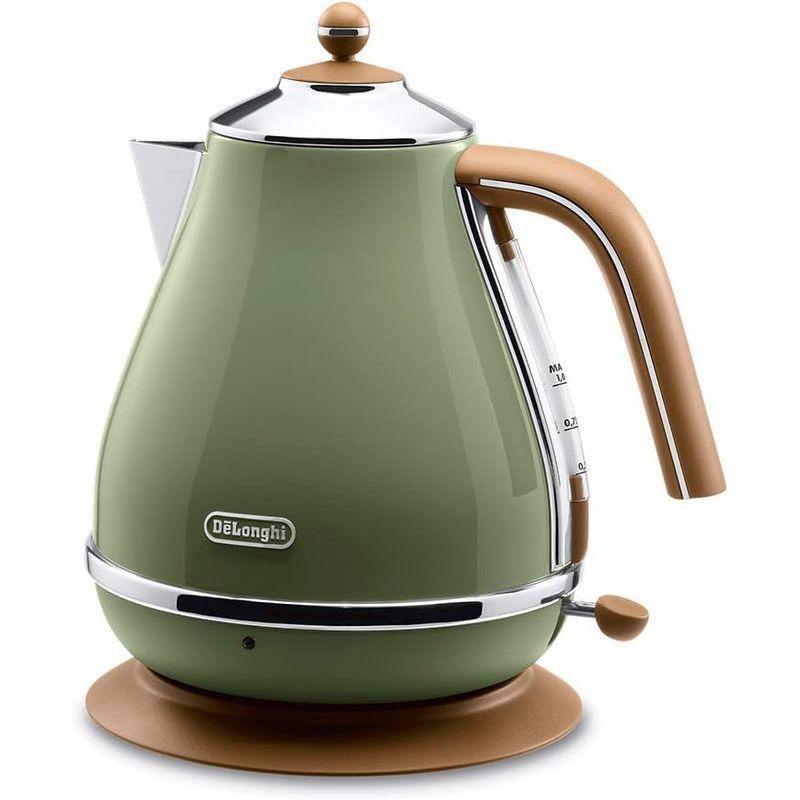 デロンギ(DeLonghi) 電気ケトル ?アイコナ・ヴィンテージ コレクション ?オリーブグリーン 1.0L ?KBOV1200J-GR｜kumakumastore｜03