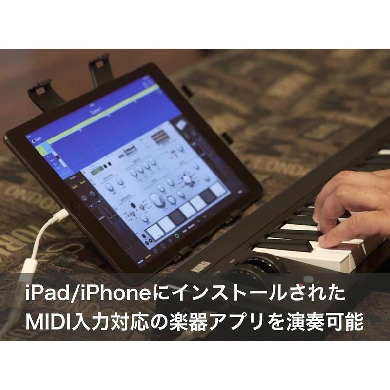 KORG （コルグ） ワイヤレス MIDI キーボード コントローラー Bluetooth DTM プラグイン付属 microKEY2 Ai｜kumakumastore｜02