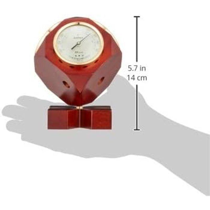 人気カテゴリー エンペックス気象計 温度湿度計 トリオ気象計 置き用 日本製 ブラウン BM-633 13.5x11x11cm