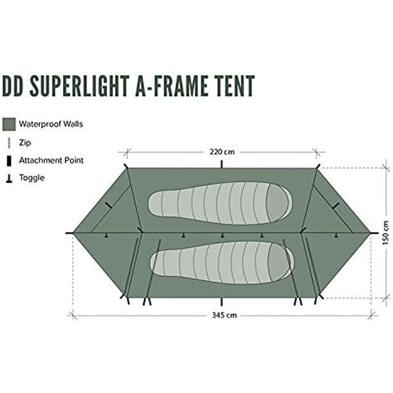 DDハンモック DD SuperLight - A-Frame Tent スーパーライト?A?フレーム テント 並行輸入品｜kumakumastore｜06