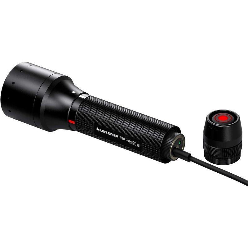 Ledlenser(レッドレンザー) P6R Core QC LEDフラッシュライト USB充電式 502517 日本正規品 black 小｜kumakumastore｜07