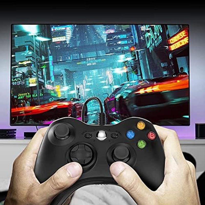 2023新改良xbox 360 コントローラー Diestord PC USB ゲームパッド 有線ゲームパッド Microsoft Xbox｜kumakumastore｜05