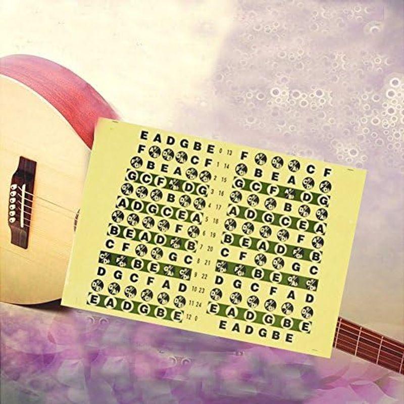 ギター フレットボードデカール 初心者 練習 用 音名 配置 指板音名 シール 3枚｜kumakumastore｜04