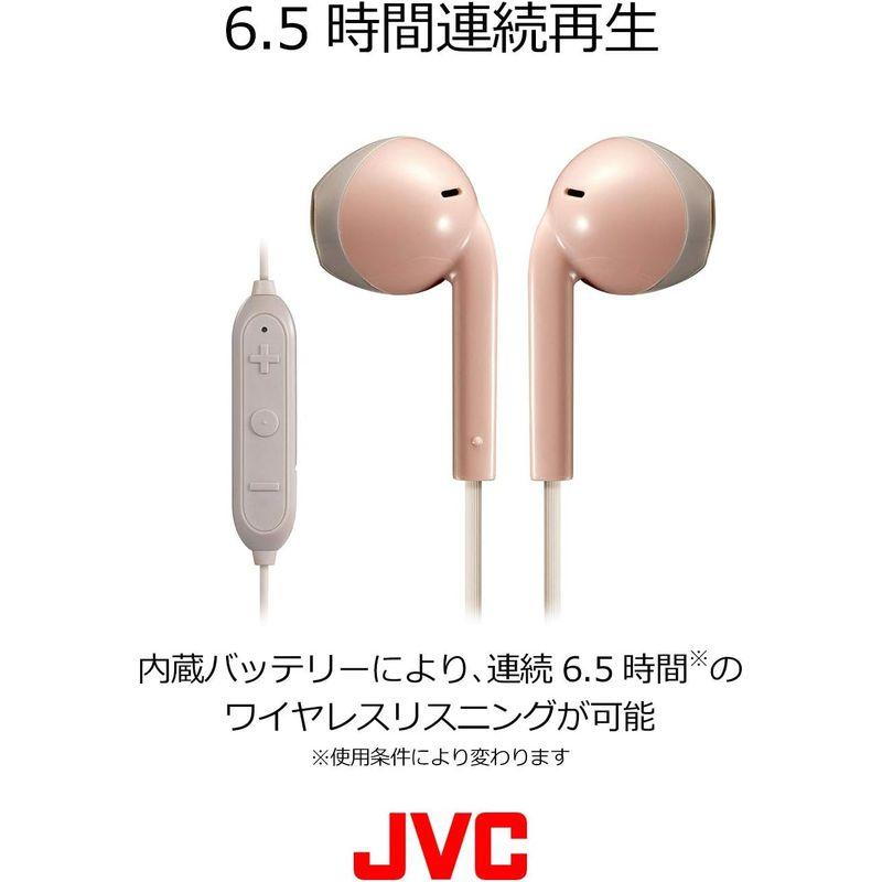 JVC HA-F15BT-PT ワイヤレスイヤホン Bluetooth対応/オープンタイプ/開放型/リモコン付き//小型・軽量設計 ピンク×｜kumakumastore｜05