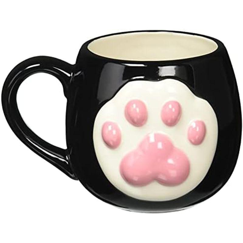 サンアート かわいい食器 「 猫の手の肉球 」 黒ねこ マグカップ 250cc ブラック SAN2235-1｜kumakumastore｜07