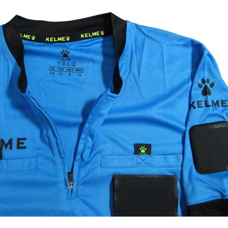 ケルメ (kelme) レフリーシャツ＆パンツセット 半袖 ネオンブルー×ブラック Sサイズ K15Z225｜kumakumastore｜02