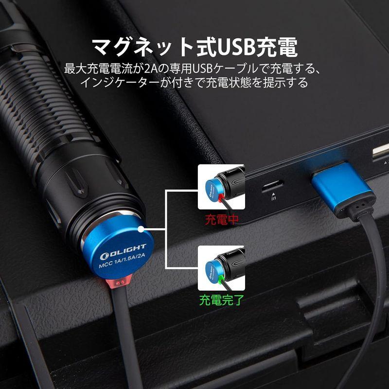 OLIGHT(オーライト) WARRIOR 3S 懐中電灯 2300ルーメン タクティカルライト ledフラッシュライト 警備 強力 最強｜kumakumastore｜05