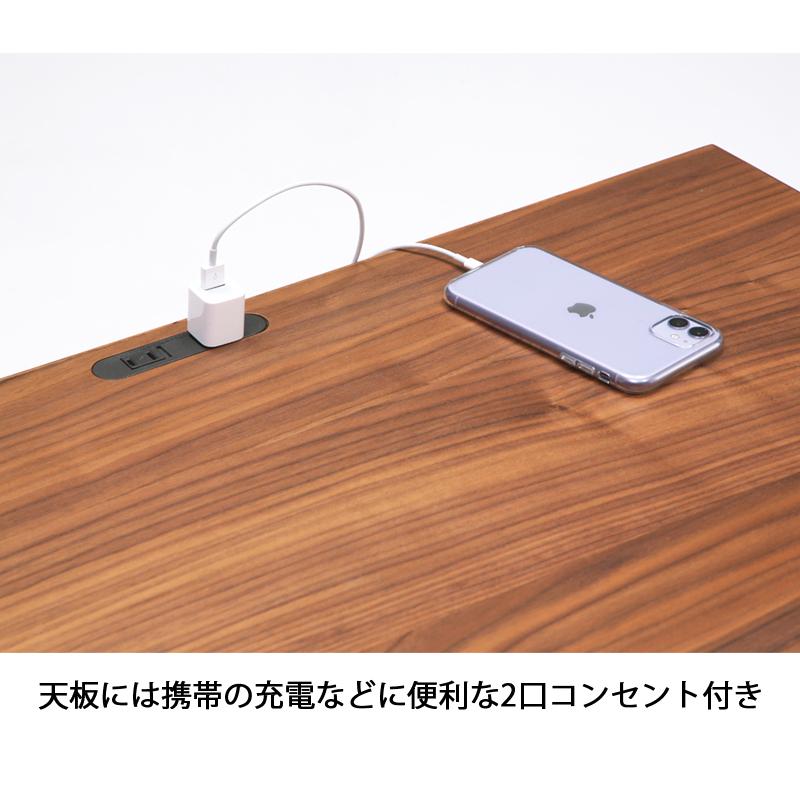 デスク 木製 机 PCデスク 80幅 パソコンデスク ゲーミングデスク