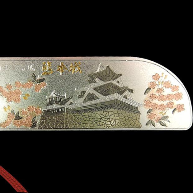 熊本城 彫金しおり : 熊本城売店 - 通販 - Yahoo!ショッピング