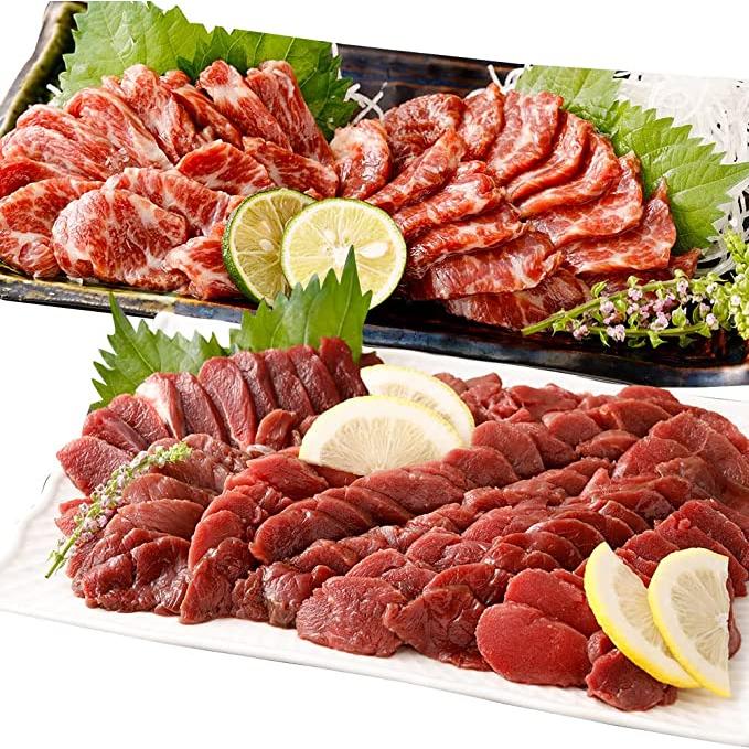 馬刺し (上霜降り ( トロ ) 約200g 赤身 約200g) 計約400g 8人前 国産 : くまもと食彩の力 - 通販 - Yahoo ...
