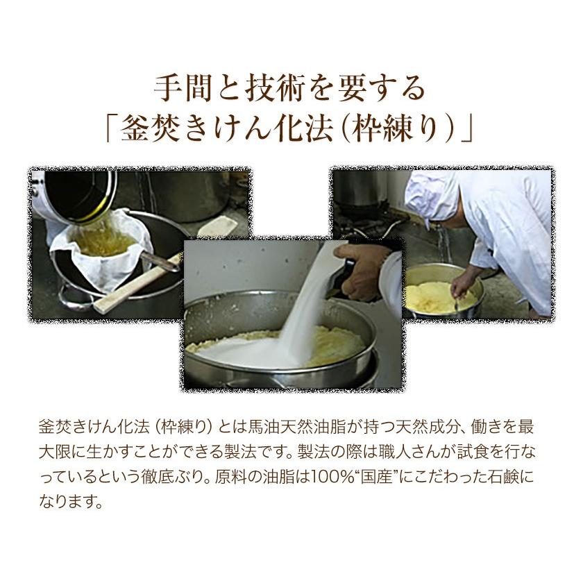 石鹸に徳用熊本純粋馬油4キロ