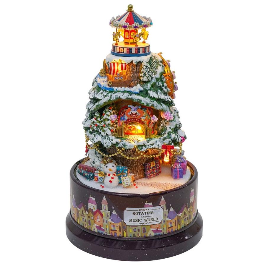 送料無料 ドールハウス 手作りキット 360度回転オルゴール付き Snow Wonderland スノーワンダーランド 作成動画あり 360 Snow Wonderland くまもと工房 通販 Yahoo ショッピング