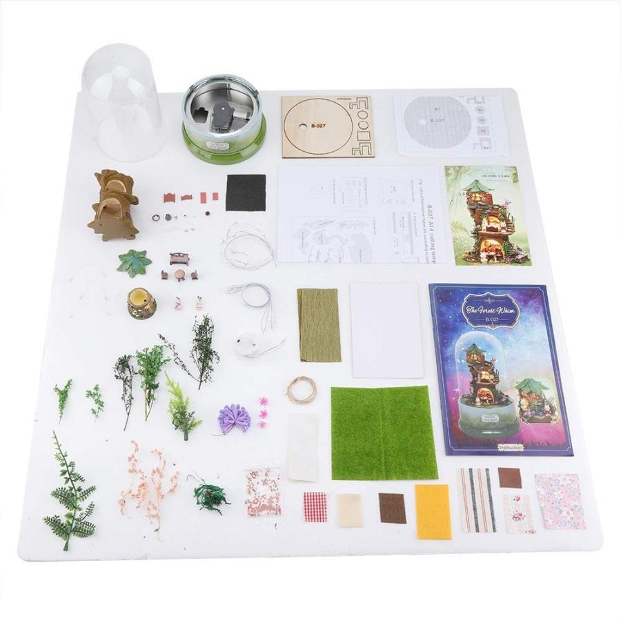送料無料 ドールハウス 手作りキット 360度回転オルゴール付き The Forest Whim 森の中のツリーハウス 作成動画あり 360 The Forest Whim くまもと工房 通販 Yahoo ショッピング